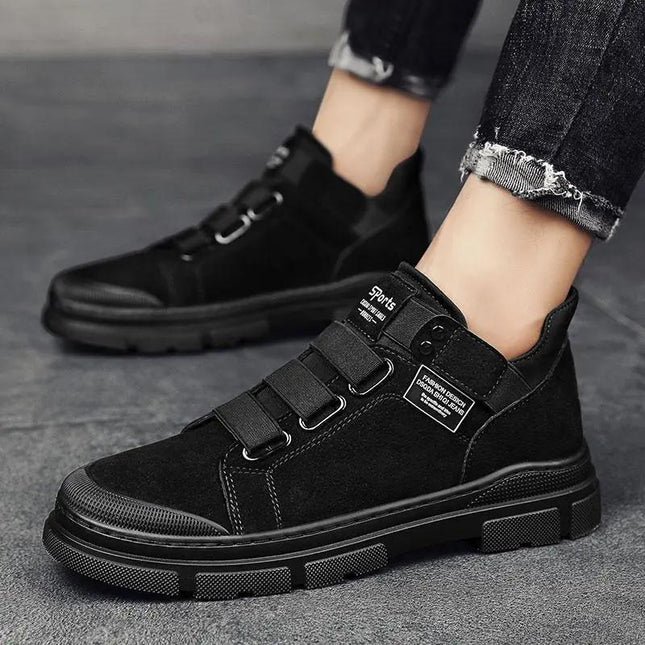 Sneakers Men Sports Shoes Elastic Band Flats Shoes Dash-4u