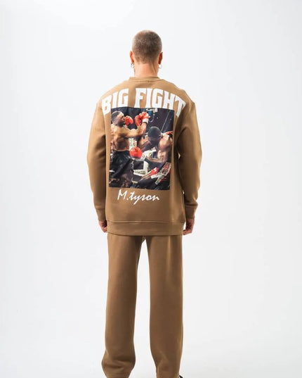 "Big Fight" Mike Tyson Oversized Unisex Sweatshirt Dash-4u