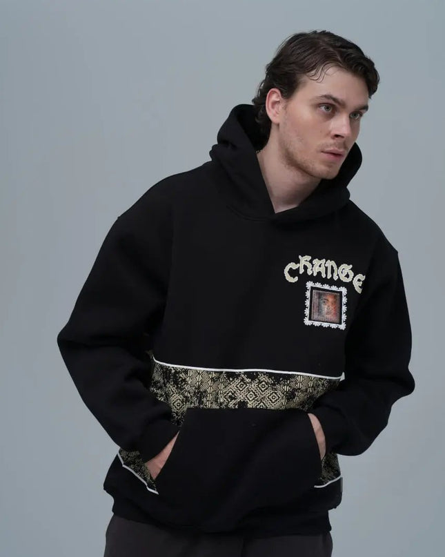 "Change" Panelled Hoodie Dash-4u