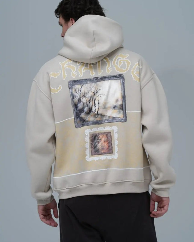 "Change" Panelled Hoodie Dash-4u