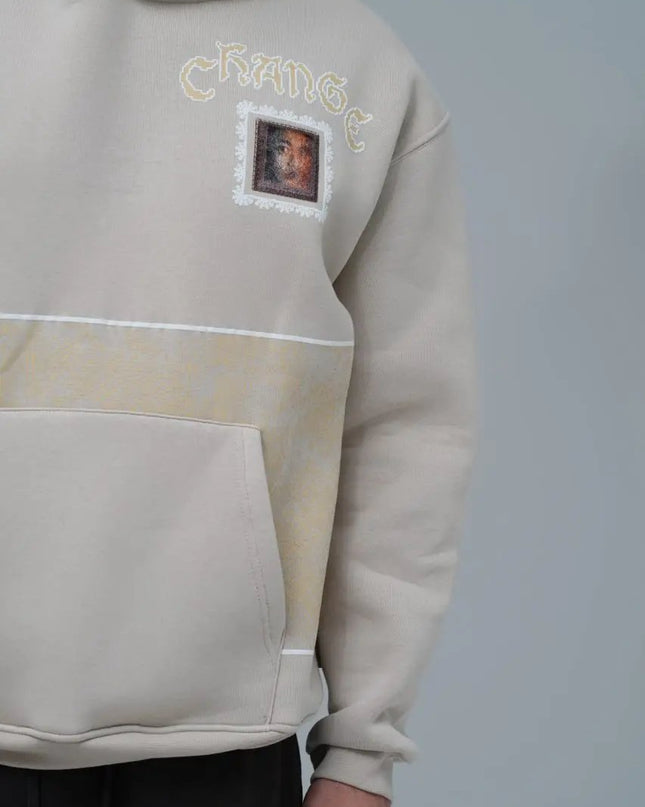 "Change" Panelled Hoodie Dash-4u
