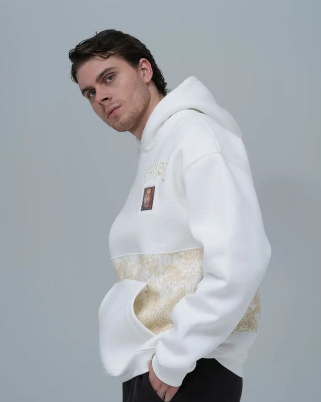 "Change" Panelled Hoodie Dash-4u