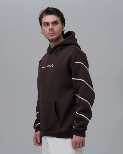 "Feel Inside" Embroidered Hoodie Dash-4u