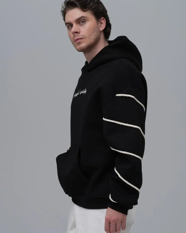 "Feel Inside" Embroidered Hoodie Dash-4u