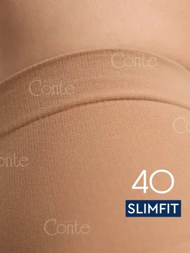 Conte Slimfit 40 Den - Modelling Women's Tights With a Wide Shaping Belt (23С-6СП) Dash-4u