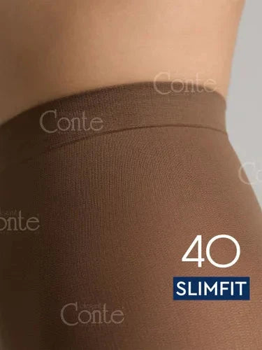Conte Slimfit 40 Den - Modelling Women's Tights With a Wide Shaping Belt (23С-6СП) Dash-4u