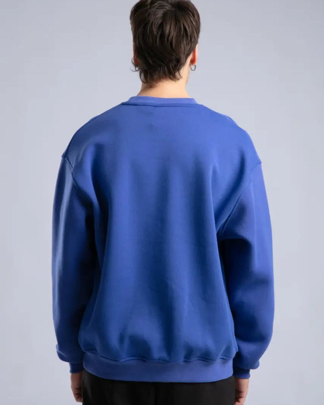 Minimalist Oversized Crewneck Sweatshirt - CATCH Logo Pullover Withinblack