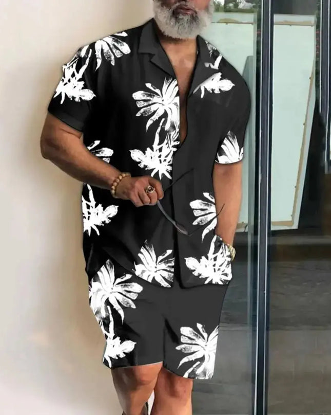 Men vacation two piece shorts set Dash-4u