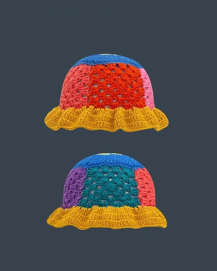 Handmade Knitted Bucket  Hat Dash-4u