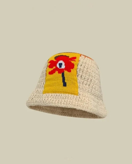 Handmade Knitted Bucket  Hat Dash-4u