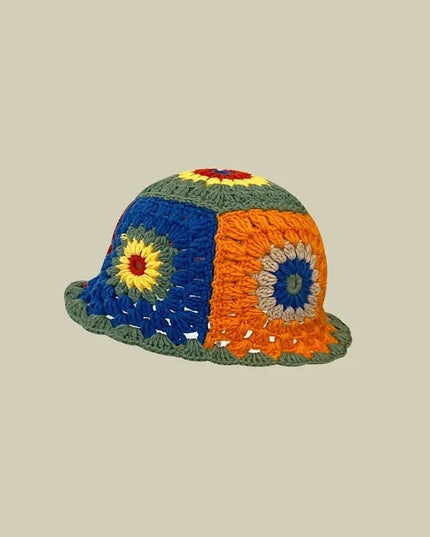 Handmade Knitted Bucket  Hat Dash-4u