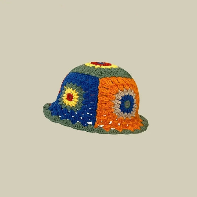 Handmade Knitted Bucket  Hat Dash-4u