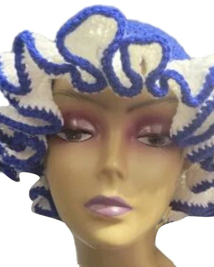 Ruffled Handmade Knit Bucket Hat Dash-4u