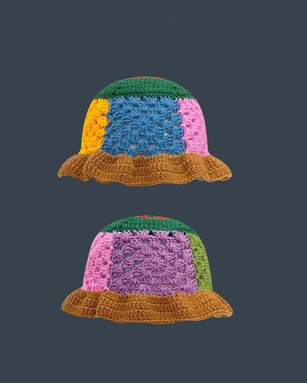 Handmade Knitted Bucket  Hat Dash-4u