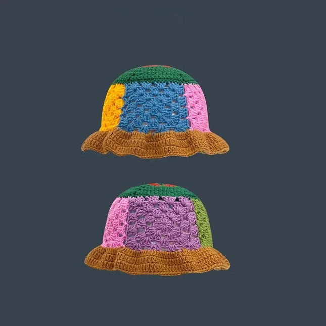 Handmade Knitted Bucket  Hat Dash-4u
