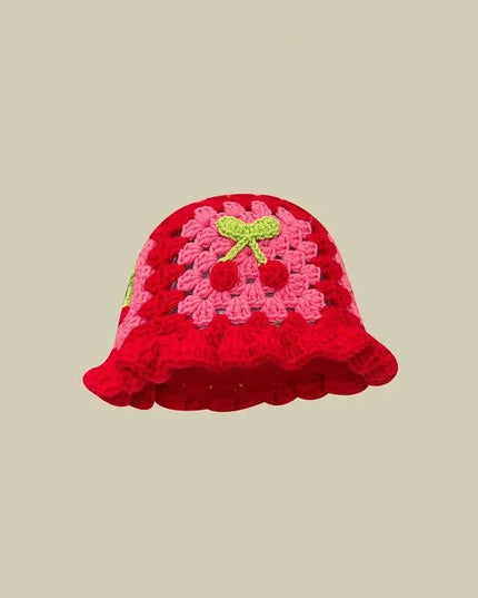 Handmade Knitted Bucket  Hat Dash-4u