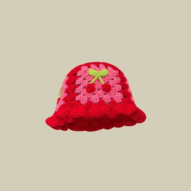 Handmade Knitted Bucket  Hat Dash-4u