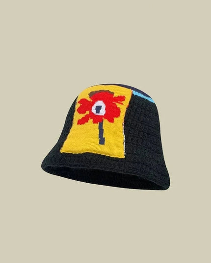 Handmade Knitted Bucket  Hat Dash-4u