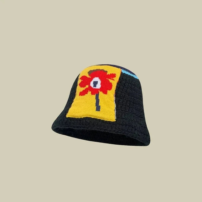 Handmade Knitted Bucket  Hat Dash-4u