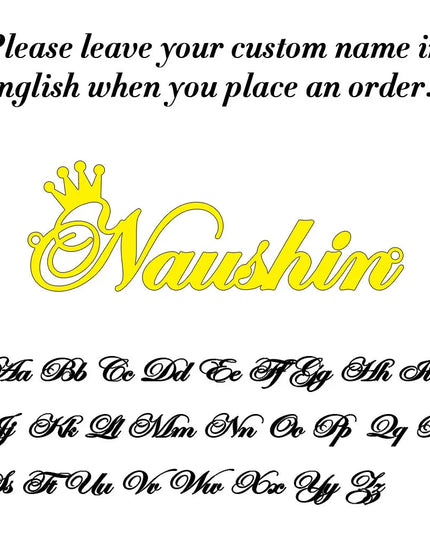 Personalized Gold Name Necklace Dash-4u