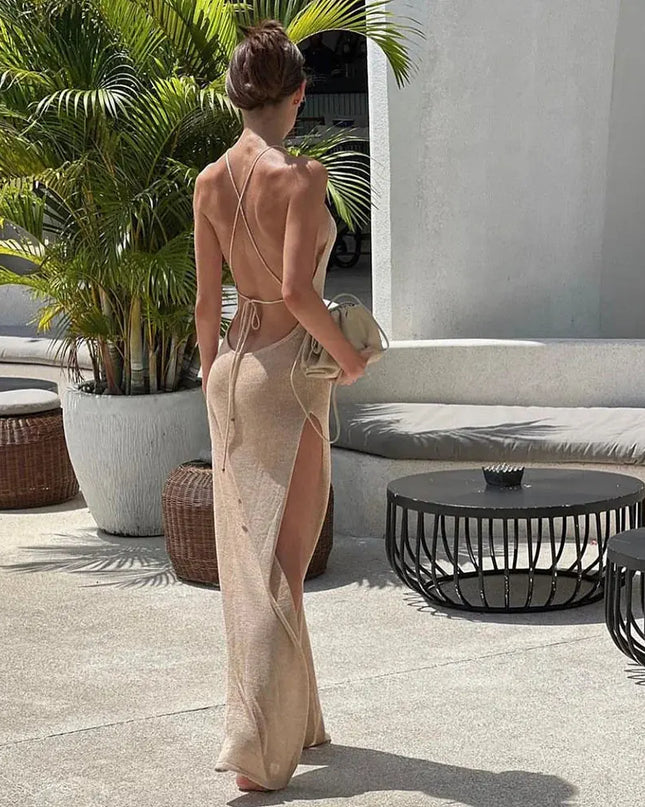 Helena Knitted swimwear Cover Up Dash-4u