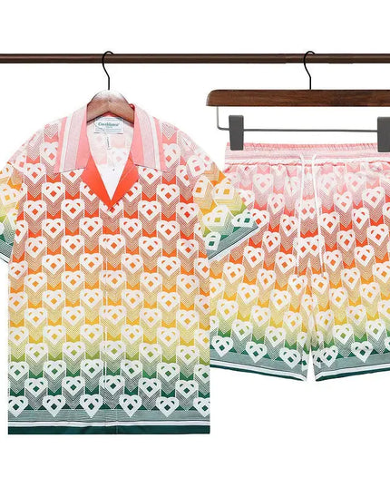 Summer vibes men Beach shorts set Dash-4u