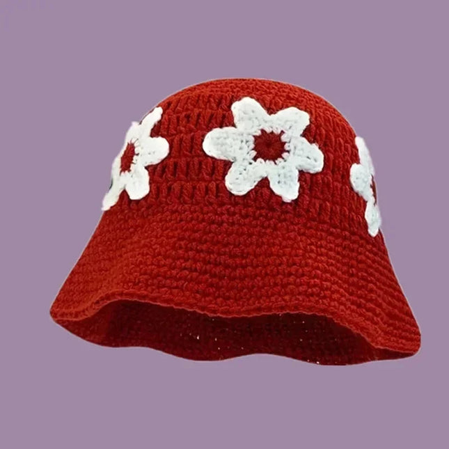 Handmade Knitted Bucket  Hat Dash-4u