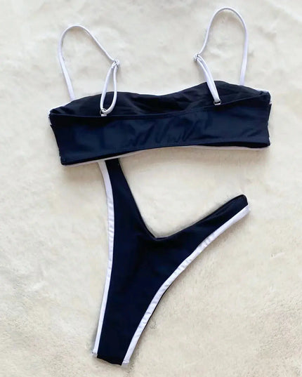 Beatz two piece swimsuit-Stylish Dash-4u