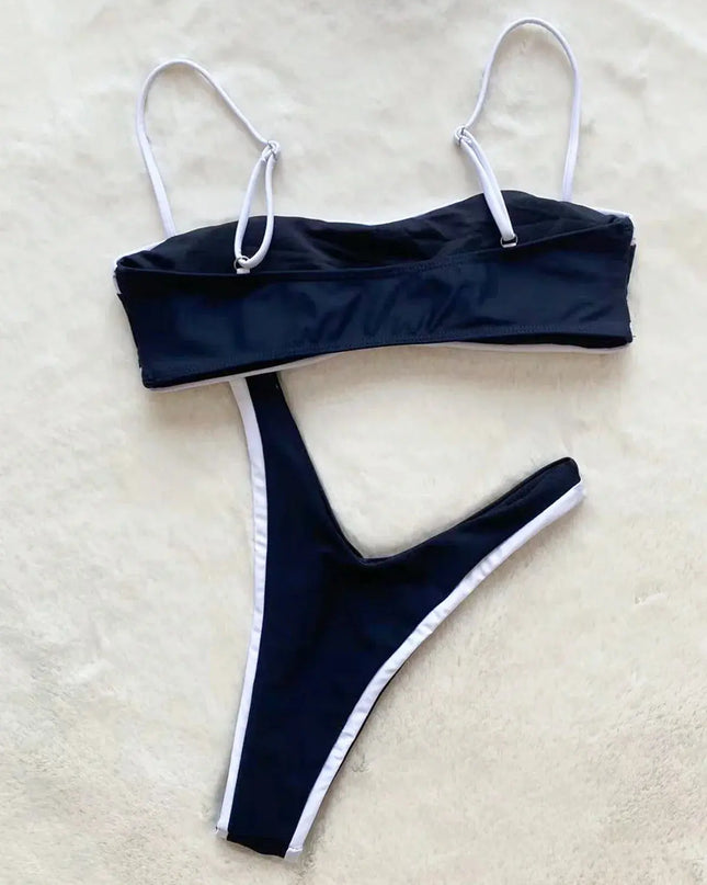 Beatz two piece swimsuit-Stylish Dash-4u