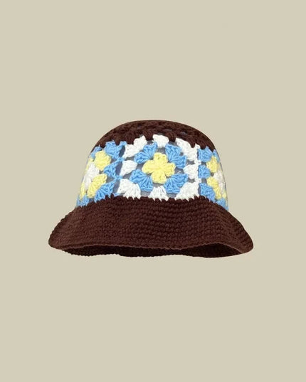 Handmade Knitted Bucket  Hat Dash-4u