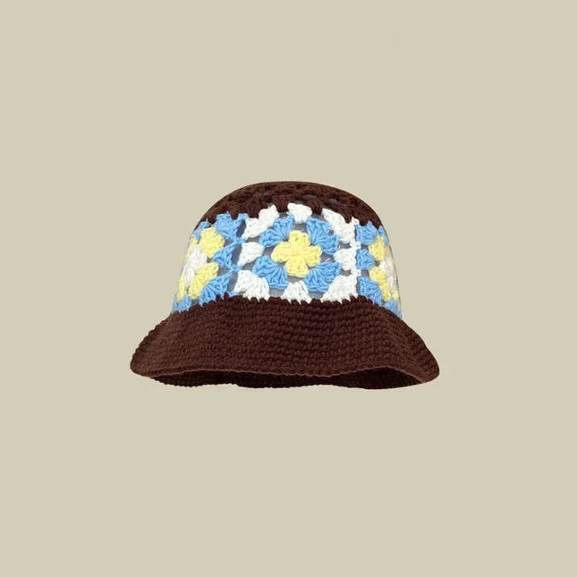 Handmade Knitted Bucket  Hat Dash-4u