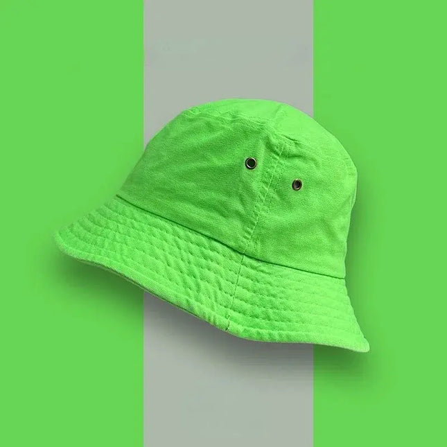 Fluorescent Bucket Summer Hat Dash-4u