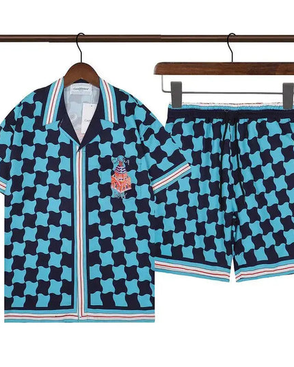 Summer vibes men Beach shorts set Dash-4u