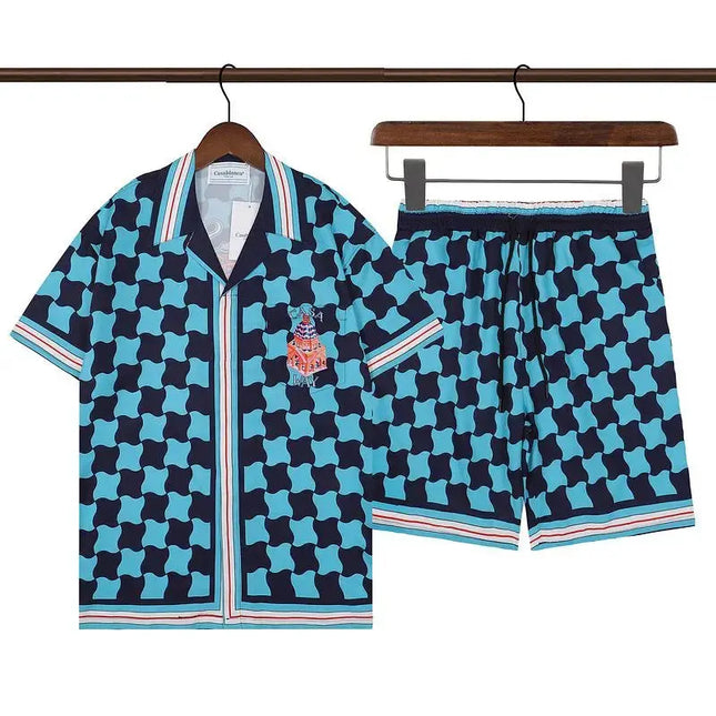 Summer vibes men Beach shorts set Dash-4u
