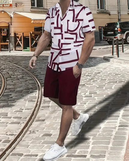 Men streetwear two piece Beach set Dash-4u