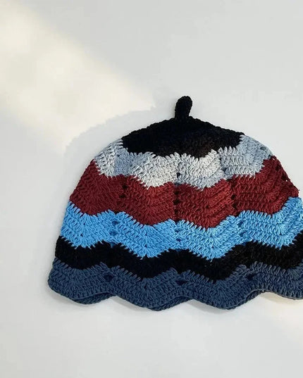 Handmade Knitted Bucket  Hat Dash-4u