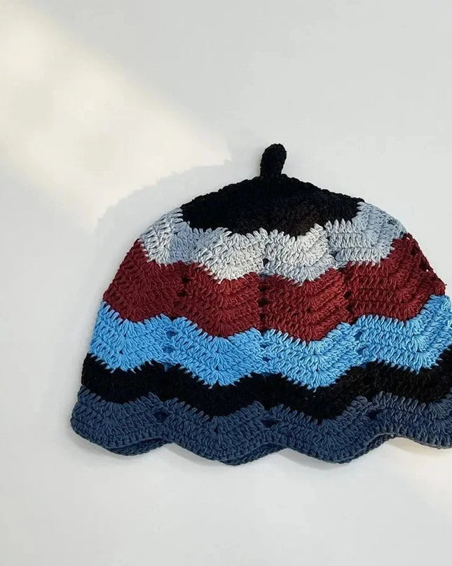 Handmade Knitted Bucket  Hat Dash-4u