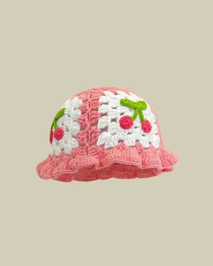 Handmade Knitted Bucket  Hat Dash-4u