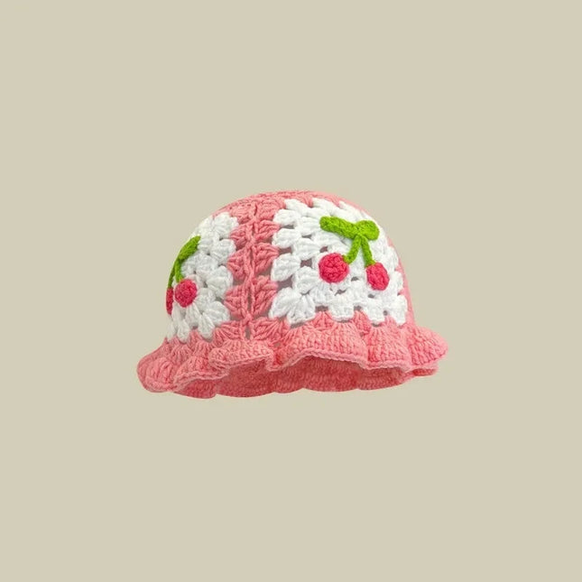 Handmade Knitted Bucket  Hat Dash-4u