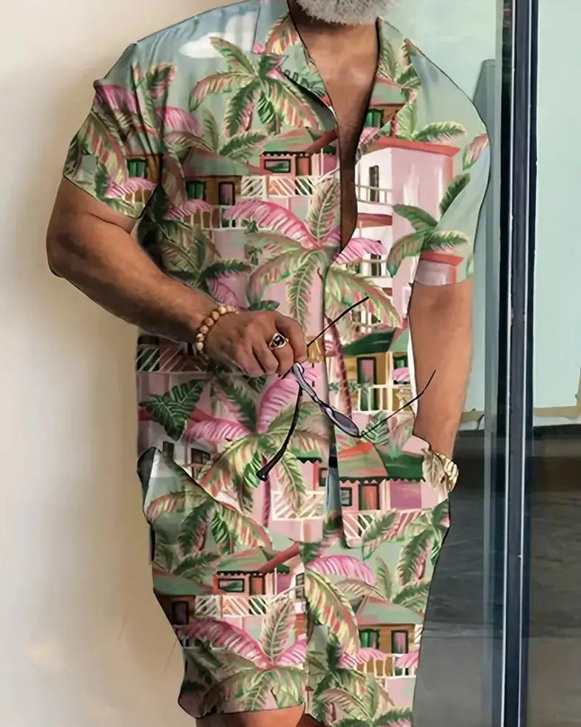 Men streetwear two piece Beach set Dash-4u