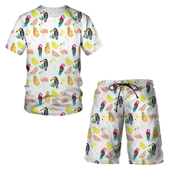 Casual men beach short set Dash-4u