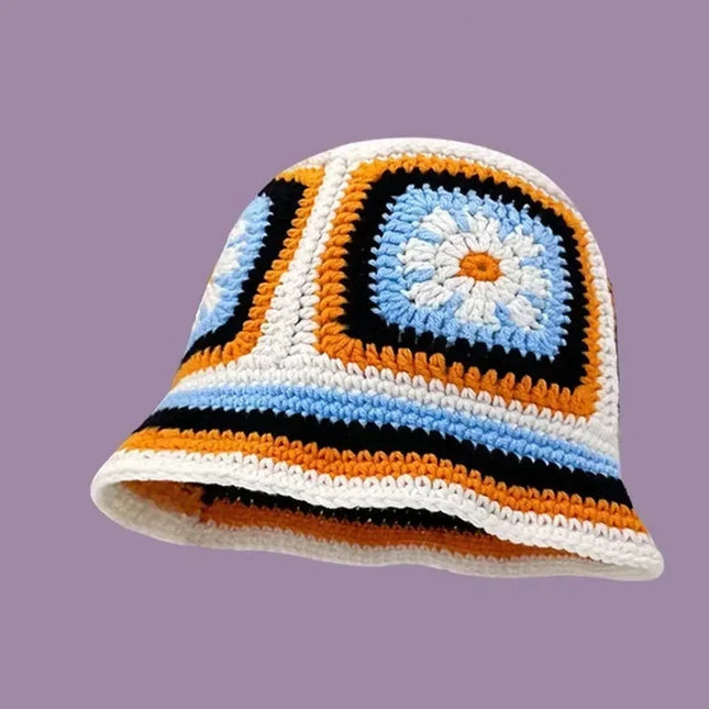 Handmade Knitted Bucket  Hat Dash-4u