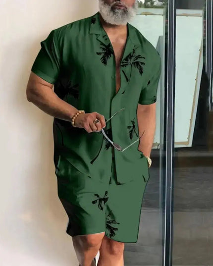 Men vacation two piece shorts set Dash-4u