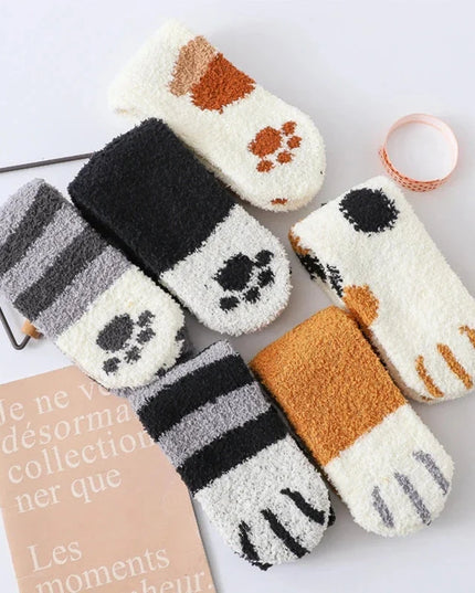 Cozy Pawfect Socks 6PC Dash-4u