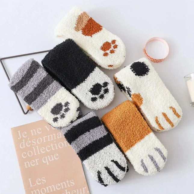 Cozy Pawfect Socks 6PC Dash-4u
