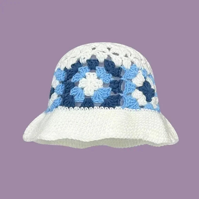 Handmade Knitted Bucket  Hat Dash-4u