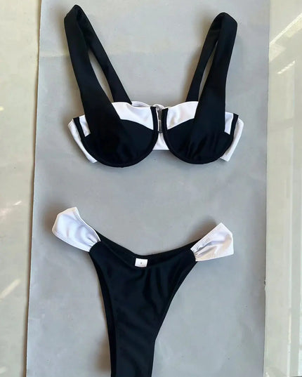 Beatz two piece swimsuit-Stylish Dash-4u