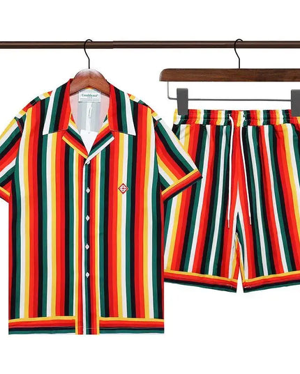 Summer vibes men Beach shorts set Dash-4u