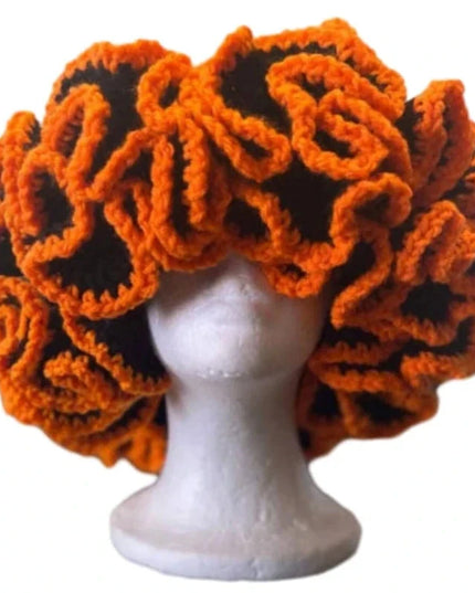 Ruffled Handmade Knit Bucket Hat Dash-4u