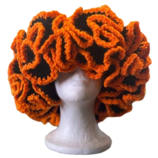 Ruffled Handmade Knit Bucket Hat Dash-4u